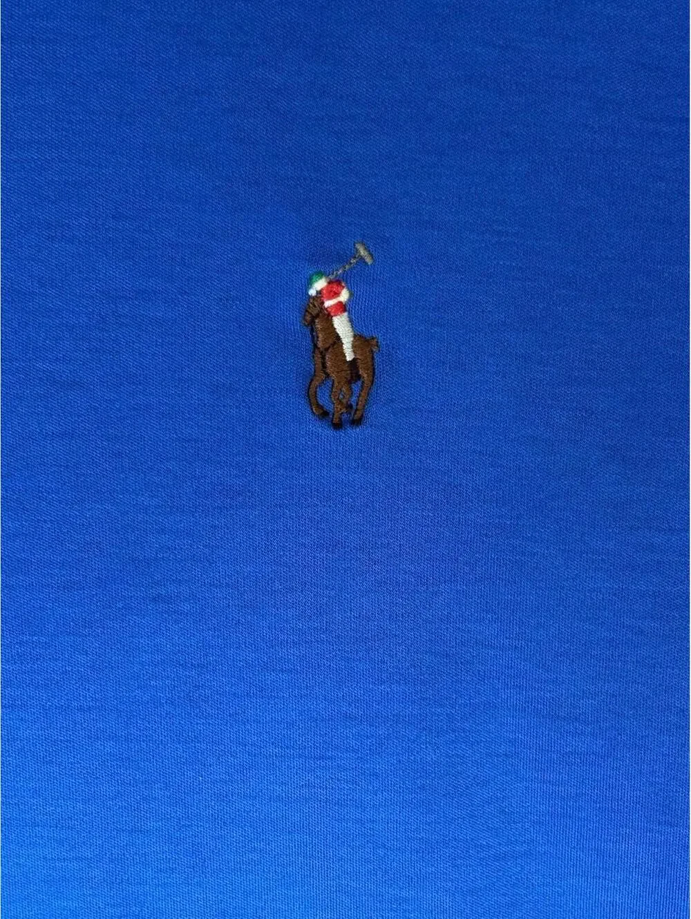 Polo Ralph Lauren Soft Cotton Polo Faded Heather Royal Custom Slim Fit